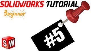 SolidWorks Beginner Tutorial 5 Using Mouse Orientations normal to edit sketch [upl. by Kistner590]