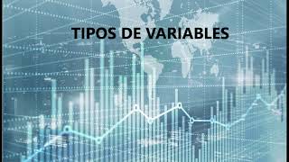 Tipos de variables estadísticas [upl. by Aubin593]