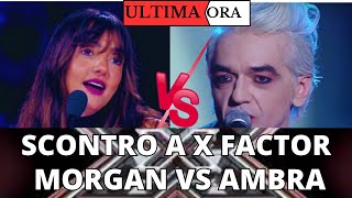 Lite esplosiva tra Morgan e Ambra Angiolini a XFactor [upl. by Brower]