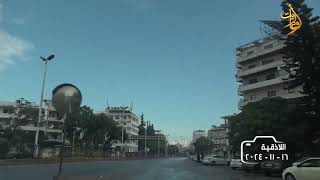 سوريا أمطار وأجواء مدينة اللاذقية 16112024 syria latakia rain [upl. by Shantee]