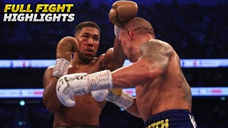 Anthony Joshua vs Oleksandr Usyk FULL FIGHT HIGHLIGHTS  BOXING HD [upl. by Maximilian501]