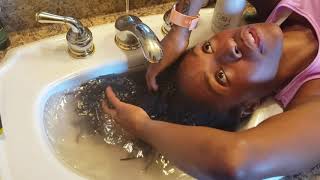 250 Sisterlocks Vlog 098 ACV Rinse with Baking Soda [upl. by Anirehc]