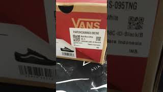 Unboxing Vans style 36 decon sf black from zalora indonesia Original [upl. by Balthazar502]