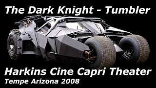 The Dark Knight  The Tumbler  Harkins Cine Capri Theater 2008 [upl. by Dani404]