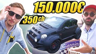 Essai Fiat 500 Giannini 350GP4  Petite bombe grosse violence [upl. by Thin273]