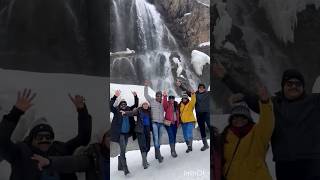 drung waterfall kashmir Family Time youtubeshort video 2024 [upl. by Asilehc]