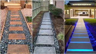 Beautiful Pathway Designs For Modern Home Walkway Landscaping Ideas  Amazing Backyard Landscape [upl. by Adai]