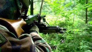 Shoei gas blowback airsoft MG42 firing test [upl. by Kaitlin48]