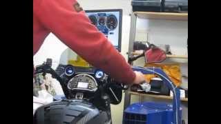 Hyosung GV 650 AE  tests on the dyno Toxic [upl. by Edette881]