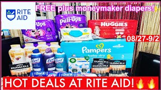 RITE AID COUPONING deals haul Free plus moneymaker Rite Aid deals this week👂super easy couponing [upl. by Goodspeed]