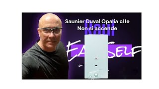 Scaldabagno a Gas Metano Saunier Duval Opalia C11e non si accende vediamo il perchè [upl. by Donatelli]