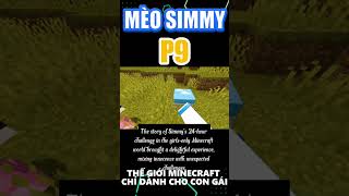 Simmy Chơi Minecraft 24 Giờ Trong Thế Giới Đầy Sắc Hồng Dễ Thương phần 9 [upl. by Edivad307]