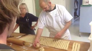 Norwegian Master Baker Morten Schakenda makes his famous Bolle at Bakeriet i Lom [upl. by Ettevroc]