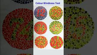 Coulour blindness test  ytshorts [upl. by Furiya]