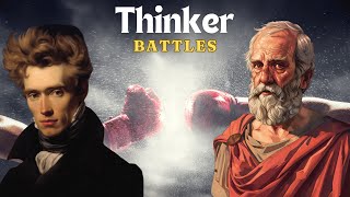 Thinker Battle Kierkegaard vs Aristotle [upl. by Franzen]