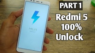 Redmi 5 Frp Unlock Google Account Unlock 100 NEW part 1 [upl. by Chellman]