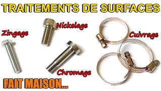 🔧 Zingage  Nickelage  Chromage  Cuivrage  Pièces amp Visserie traitées maison [upl. by Skricki]