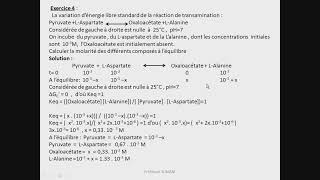 Exercice 4  Bioénergétique [upl. by Anetta765]