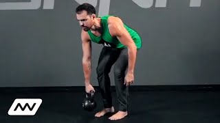 SingleArm Bent Kettlebell Row Exercise  Onnit Tutorial [upl. by Dewar]