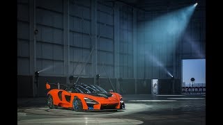 The McLaren Senna laying down rubber at the new McLaren Composites Technology Centre [upl. by Alessig]