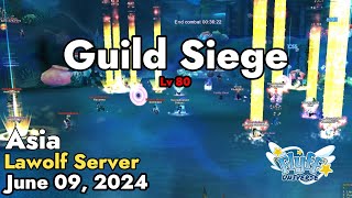 Guild Siege Lv 80 Lawolf Server June 09 2024  Flyff Universe [upl. by Aizti]