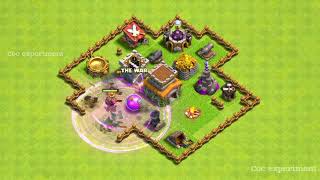 Town Hall 5 base vs normal thorps 🤍🔥 clashofclans coc gaming clashofclanstop25bases [upl. by Nahtnanhoj]