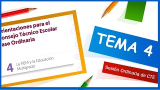 TEMA 4 LA NEM Y LA EDUCACIÓN MULTIGRADO [upl. by Boylston]