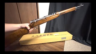 【モデルガン発火】タナカ 三八式騎兵銃 Gray Steel Finish arisaka type38 [upl. by Anaeel]