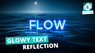 How to create glowy text  Pixlr E [upl. by Troxell881]