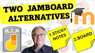 Sticky Notes and Board to replace Jamboard in Moodle [upl. by Nauqram441]