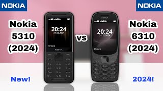 Nokia 5310 2024 Vs Nokia 6310 2024 [upl. by Sherj823]