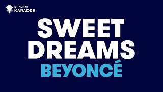 Sweet Dreams in the style of Beyonce karaoke video version [upl. by Otti549]