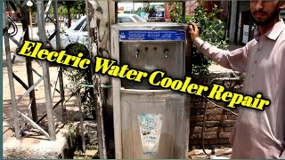 How To Repair Water Cooler Water Cooler Lekeg Repair Water Cooler Compressor Replace watercooler [upl. by Nrublim]