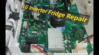 lg freeze cooling nahi kar raha he  lg inverter fridge pcb 3 time blinking [upl. by Budworth]