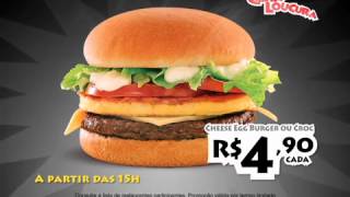 GiraLoucura Cheese Egg Burger e Croc [upl. by Rozelle]