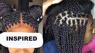 HOW TO SENEGALESE TWIST FOR KIDS INSPIRED [upl. by Atteiram145]