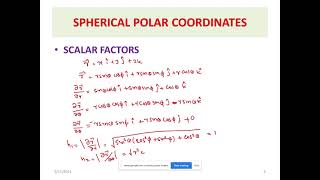 Orthogonal Curvilinear Coordinates 4Gradient DivergenceCurl amp Laplacian in Spherical Coordinates [upl. by Barny]