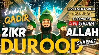 🔴 DUROOD SHAREEF  ZIKR ALLAH  LIVE With Shaykh Nurjan Mirahmadi Sufi Meditation Center [upl. by Akeemaj]