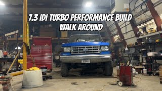 73 IDI Turbo Performance Build  Walk Around [upl. by Rehctaht]