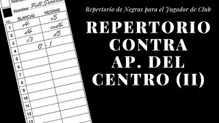 El Gambito Danés o La Apertura del Centro II  Repertorio de Aperturas de Negras [upl. by Nahtannoj]