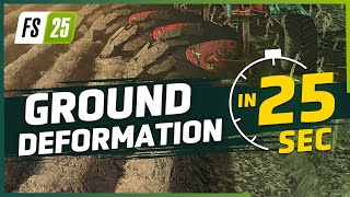 🚜 Ground Deformation in 25 Seconds  Farming Simulator 25 [upl. by Griseldis]