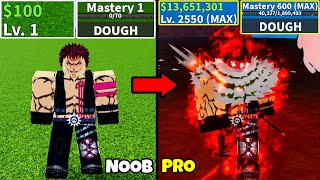 Beating Blox Fruits as Katakuri Lvl 0 to Max Lvl Noob to Pro Full Human v4 Awakening in Blox Fruits [upl. by Notnirt]