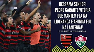 FLAMENGO VENCE O FLAFLU SEGUE LÍDER E AFUNDA O FLUMINENSE NA LANTERNA DO BRASILEIRÃO [upl. by Oicnerolf]