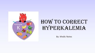 How to correct hyperkalemia Lytic cocktail made easy and simple [upl. by Allen]