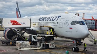 Airbus A350 ак Аэрофлот  Рейс Москва  Гавана [upl. by Alpers]