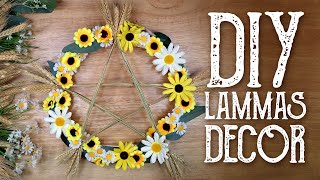 DIY Décor for Lammas amp Lughnasadh  Witchy DIY collab with Lipstick Legion Craft  Magical Crafting [upl. by Candace559]