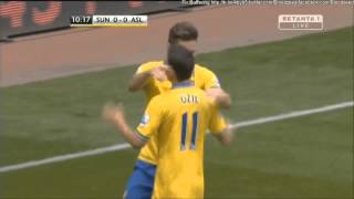 Olivier Giroud Goal vs Sunderland  Ozils Assist  Sunderland vs Arsenal [upl. by Brinson300]