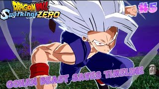 Gohan Beast Fought Ultimate Gohan Black To Save Timeline 😱Part5 dragonballsparkingzero [upl. by Ihsorih933]