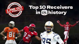 Top 10 Receivers in CFL History [upl. by Noseimaj197]