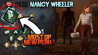 NEW SURVIVOR PERK FIXATED OP  Dead by Daylight Nancy Perks [upl. by Navnod]